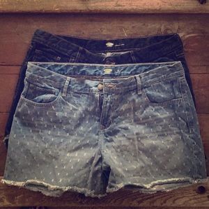 Two Pair Old Navy Denim Shorts